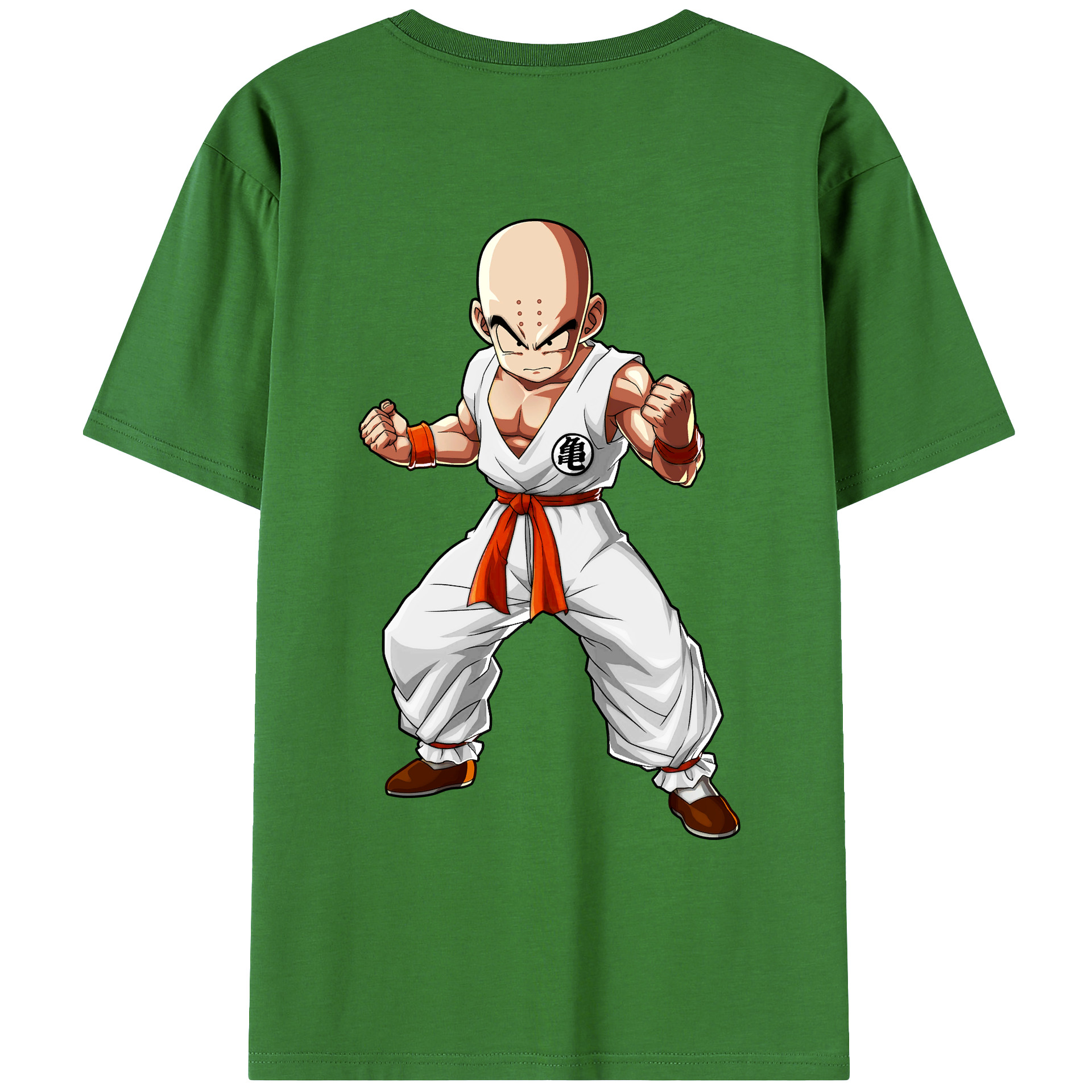 （画像用） ドラゴンボール クリリン DRAGON BALL krillin レディース半袖Tシャツ(バックプリント)